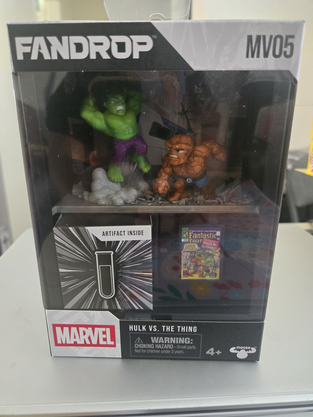 Marvel Hulk vs. The Thing Figure Set - Green & Orange